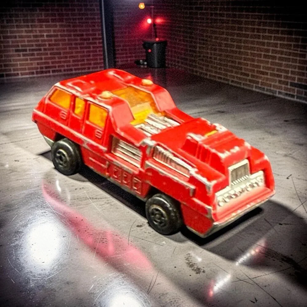Vintage 1975 Matchbox Blaze Buster Die Cast Fire Truck #22